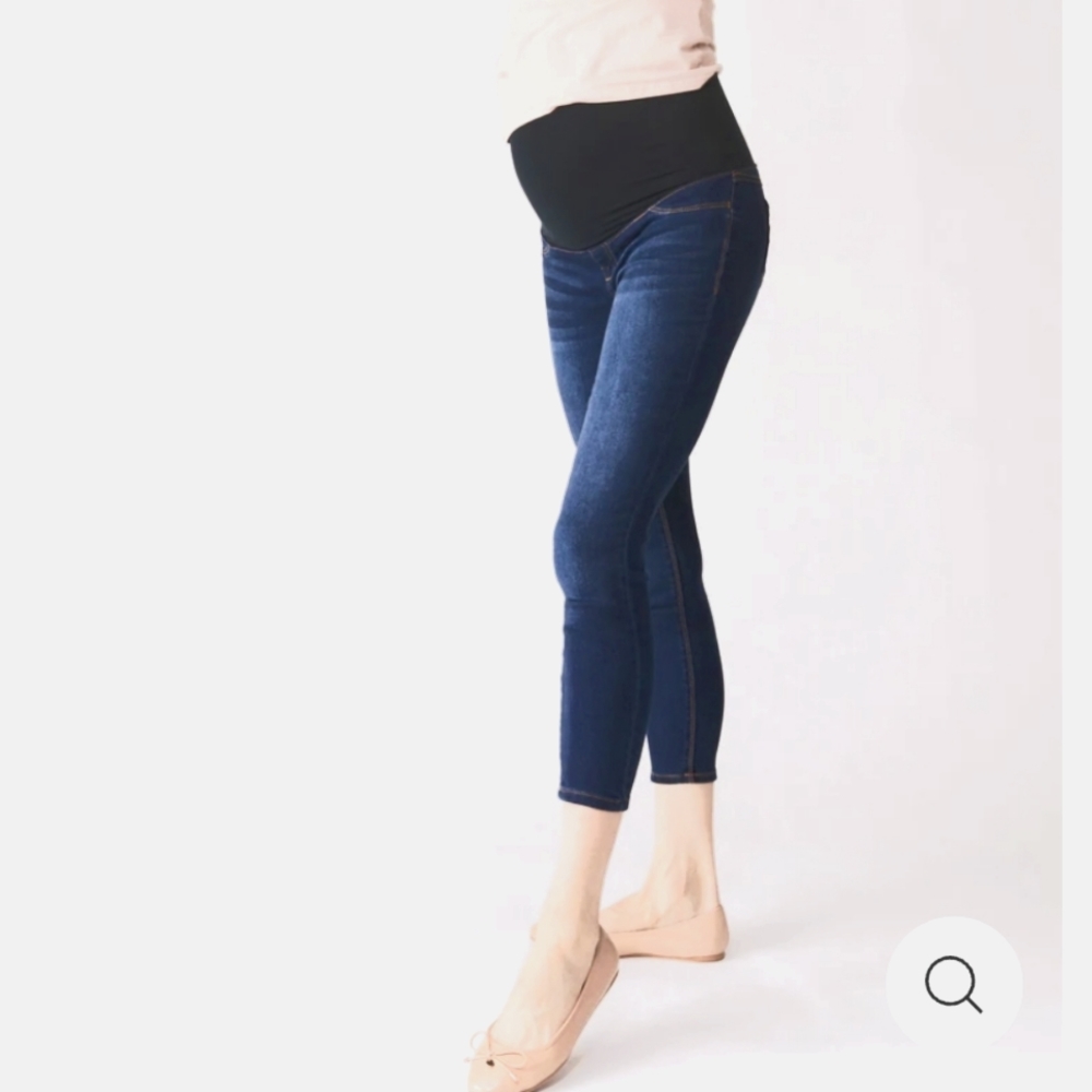 1822 Butter Maternity Skinny Jeans